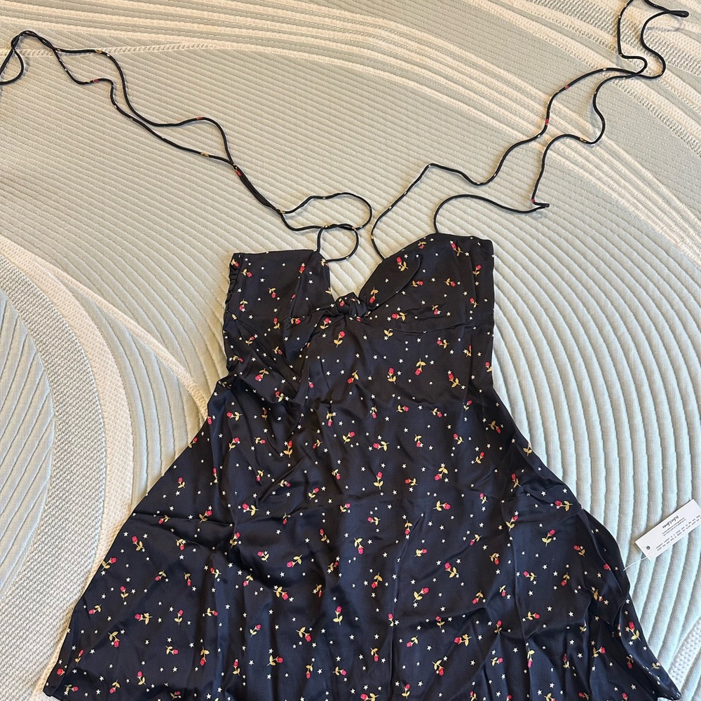 Floral Dress in Black